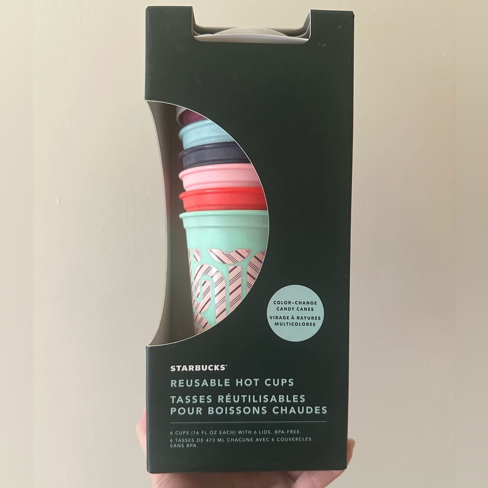 NEW Starbucks Set of 10 reusable hot cups